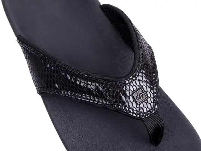 Spenco Slippers Yumi 2 dames - Gecko zwart