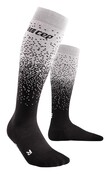 CEP Ski Merino Compressiekousen - Zwart/grijs