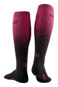 CEP Ski Merino Compressiekousen - Zwart/paars CEP Ski Merino Compressiekousen - Zwart/paars