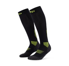 CEP Compressiekousen Core Run 5.0 - zwart/groen