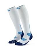 CEP Compressiekousen Core Run 5.0 - Wit/blauw CEP Compressiekousen Core Run 5.0 - Wit/blauw
