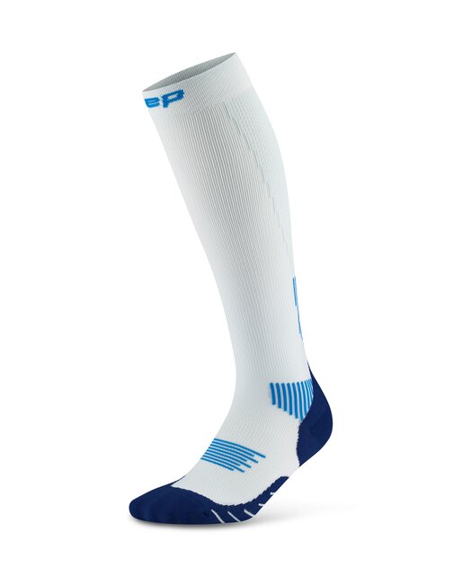 CEP Compressiekousen Core Run 5.0 - Wit/blauw CEP Compressiekousen Core Run 5.0 - Wit/blauw
