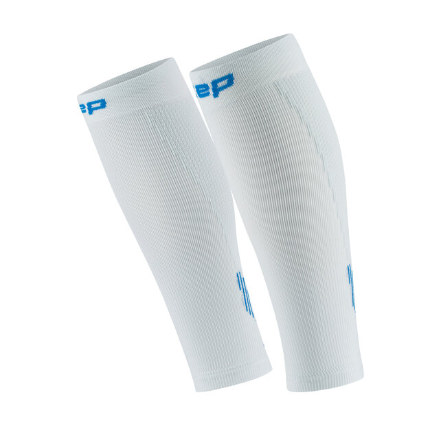 CEP Calf sleeves Core Run 5.0 - wit/blauw