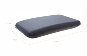 Qmed Ergonomisch Bamboe Memory Foam hoofdkussen Qmed Ergonomisch Bamboe Memory Foam hoofdkussen