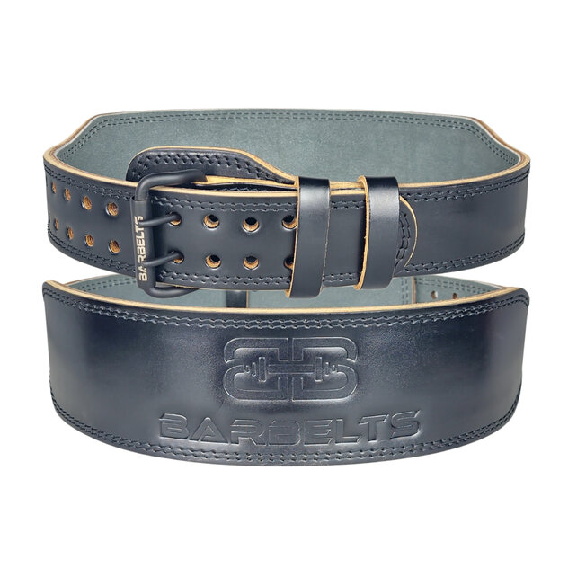 Barbelts Lifting Belt - Premium Black - Volledig van leder