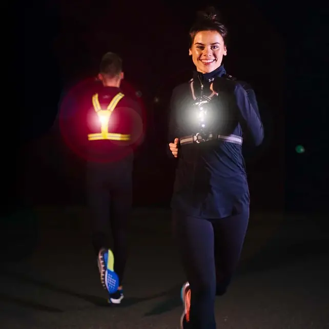 BEE SAFE Led Hardloopvest Silver | Reflectievest