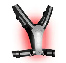 BEE SAFE Led Hardloopvest Silver | Reflectievest