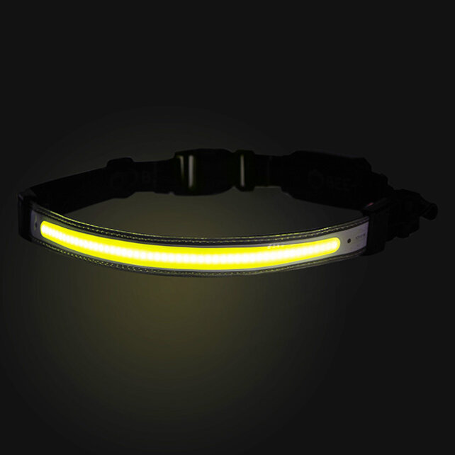 BEE SAFE  Led Heupband - Zwart | USB | Hardlopen