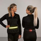 BEE SAFE  Led Heupband - Zwart | USB | Hardlopen