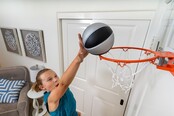SKLZ Pro Mini Hoop Foam Bal - Zwart/Zilver