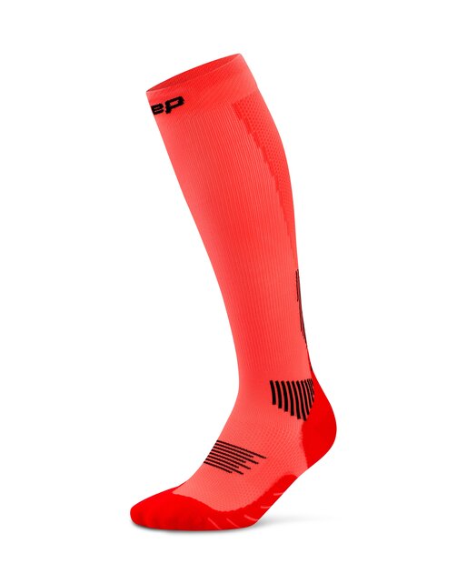CEP Compressiekousen Core Run 5.0 - Neon Coral