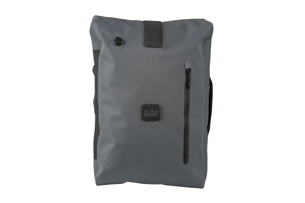 Tas Brompton Borough  Waterproof backpack M + Frame Graphite-1