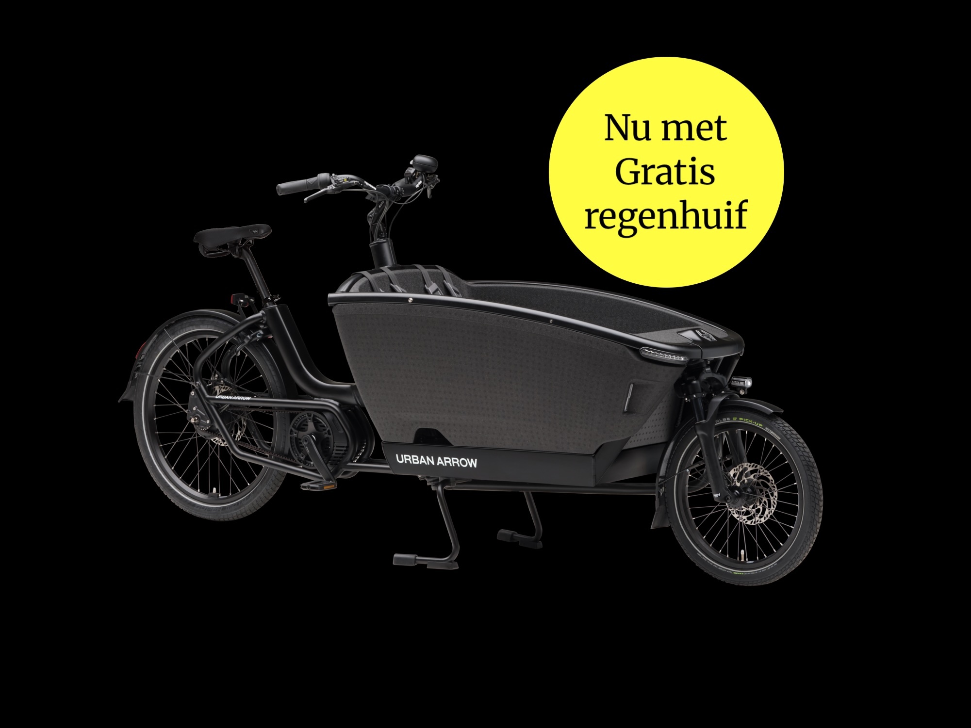 Urban Arrow FamilyNext Advanced Manual Black 400Wh-1