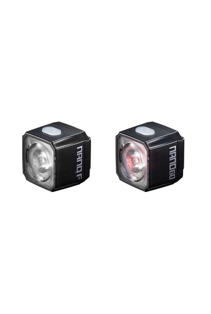 Verlichtingsset CatEye NanoF + Nano60 led rechargable