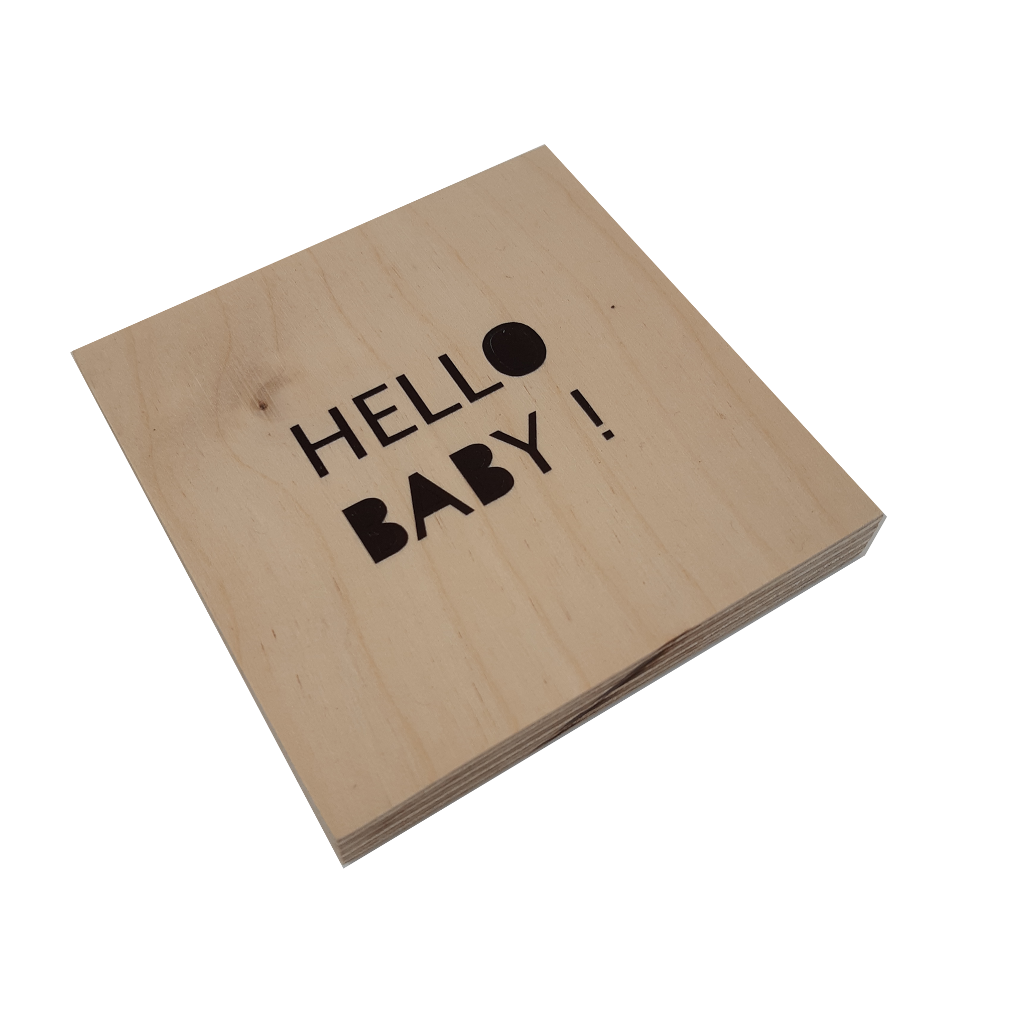 Woodblocks Hello baby !
