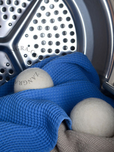 Zangra Wollen wasdroogballen set van drie
