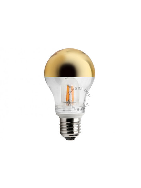 Zangra Lightbulb.lf.001.15.060 kooldraad LED lamp – spiegel kroon goud