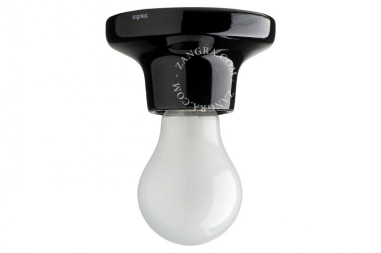 Zangra Lamp zwart porselein 001.002