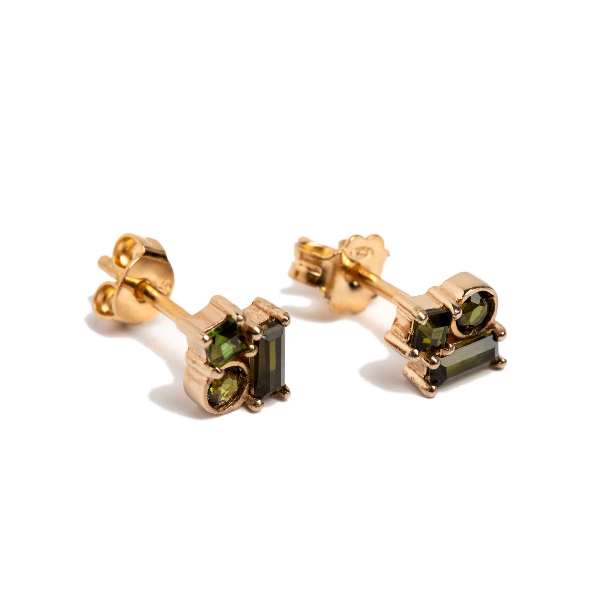 Studio Scarlett Oorbel LPC groene smaragd SE4