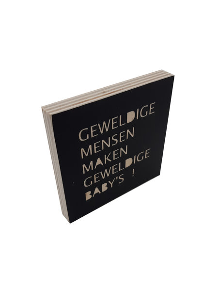 Geweldige mensen zwart