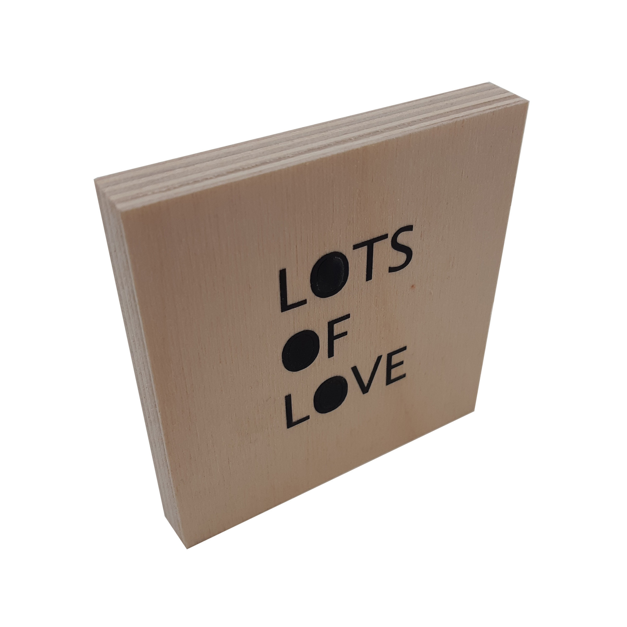 Woodblocks Lots of love