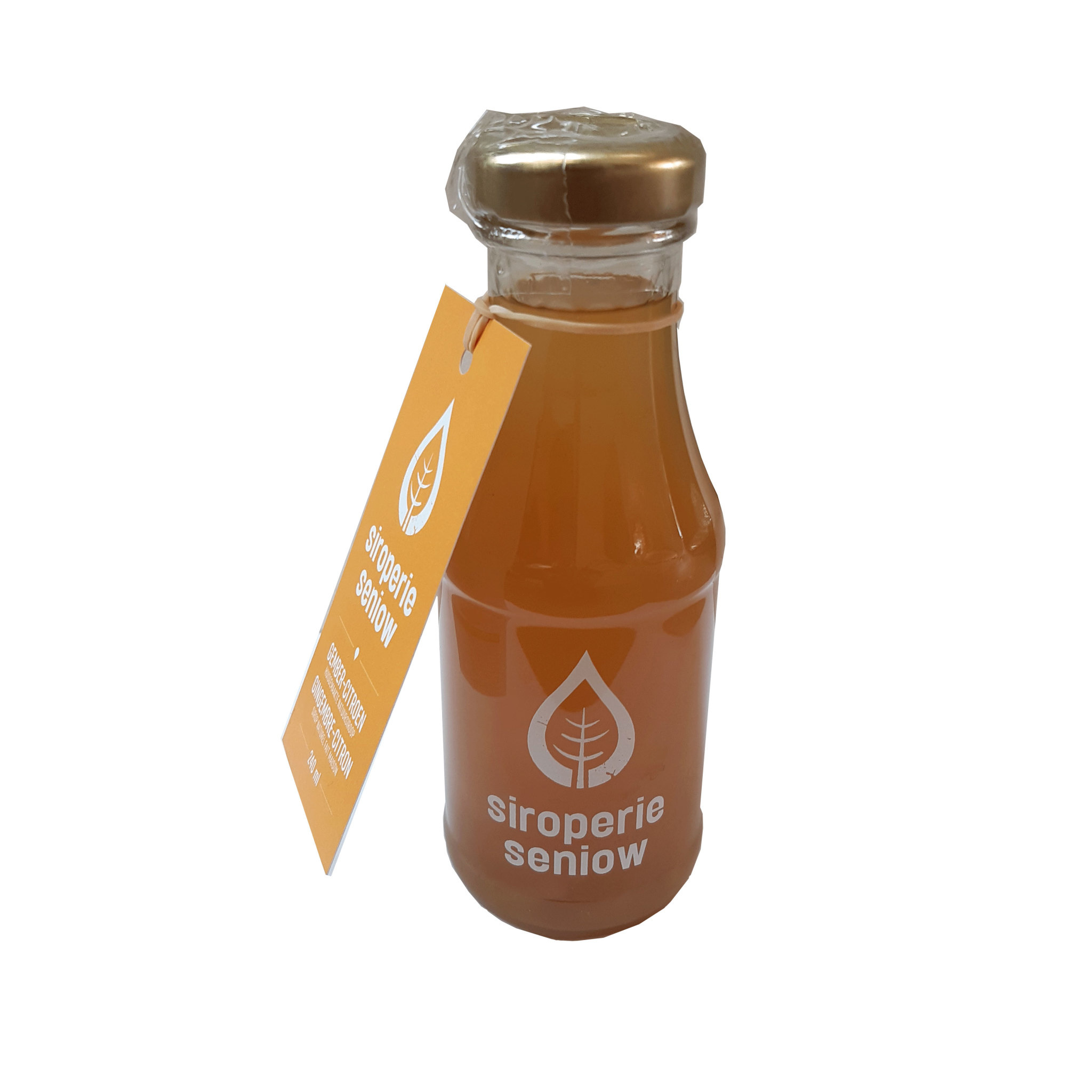 De Siroperie Siroop 240ml gember en citroen