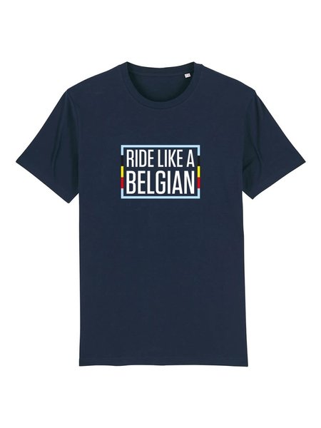 The Vandal Bio T-shirt ride like a belgian navyblauw