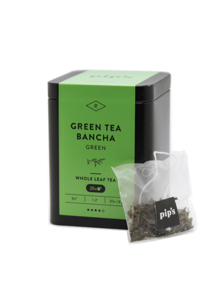 Pip's Green tea bancha herbal tea