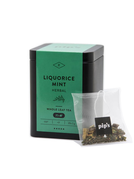 Pip's Liquorice mint herbal tea