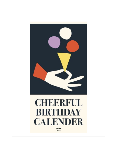Cheerful birthday calender