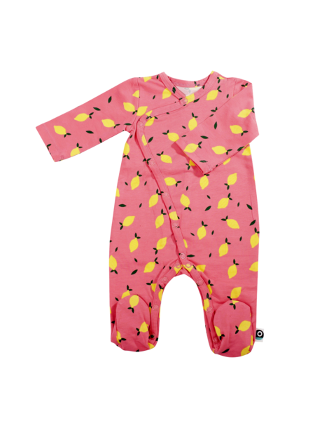 Jumpsuit with feet lemon