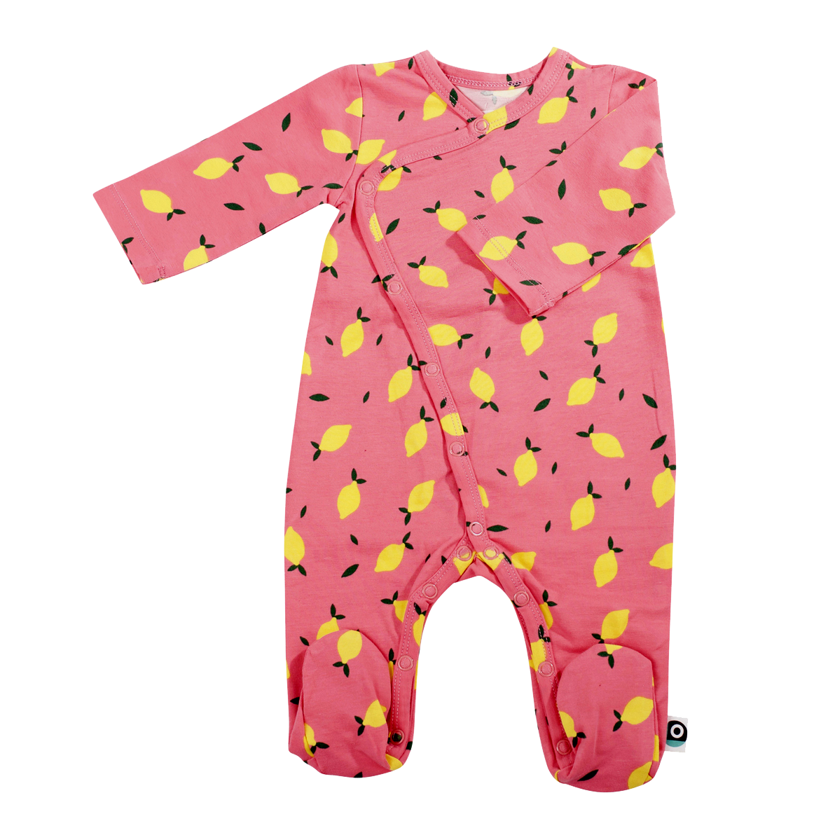 Onno lulu Jumpsuit with feet lemon