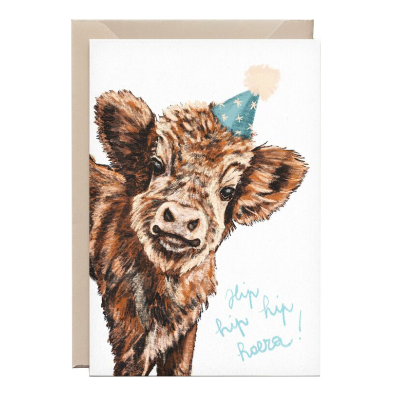 Kathings Wenskaart little galloway hip hip hip