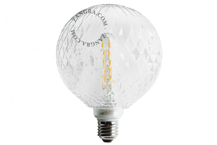 Zangra Lightbulb.lf.014.01.125 kooldraad LED lamp – helder glas