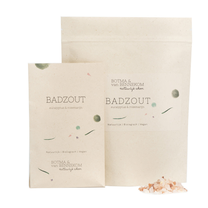 Botma en Van Bennekom Badzout eucalyptus en rozemarijn 250 gram