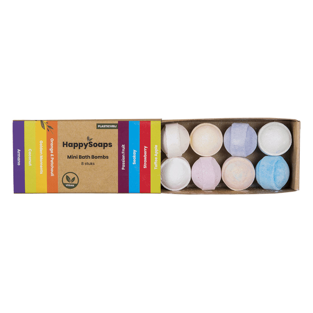Happy  Soaps Mini bath bombs tropical fruits