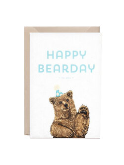 Kathings Wenskaart happy bearday