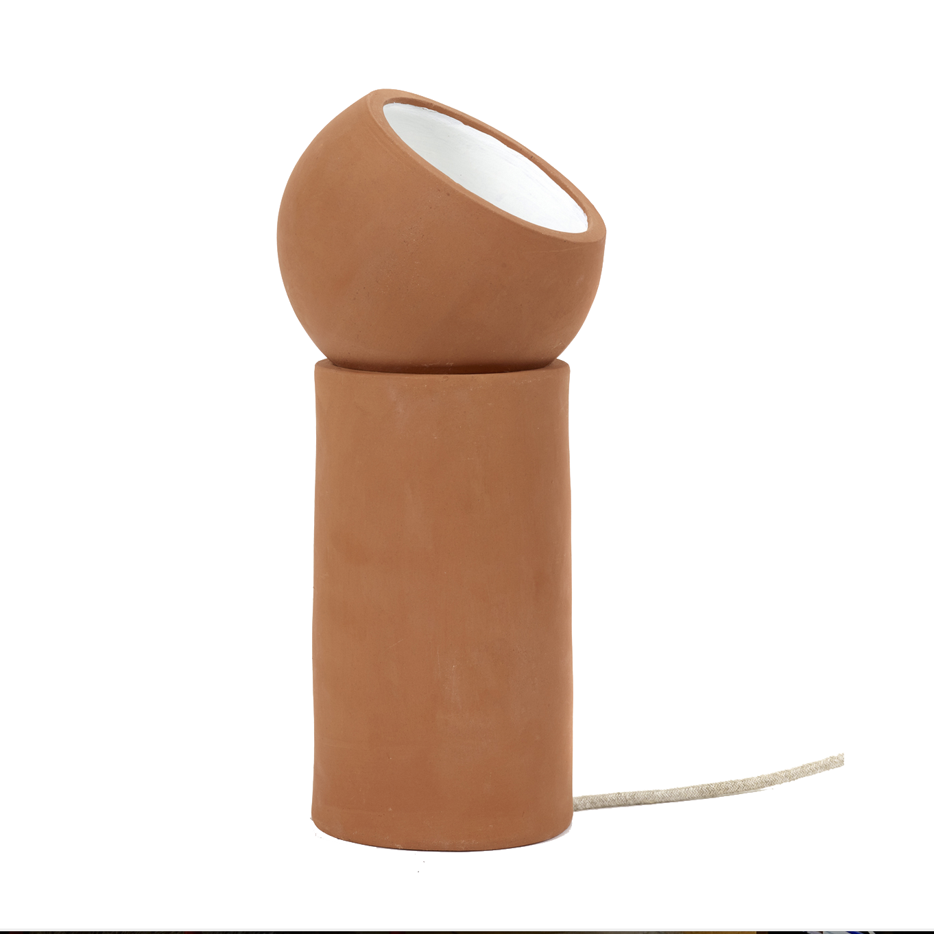 Terra tafellamp medium keramiek 39 cm hoog