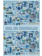 Stratier XL-spelposter 65x100cm 100 verschillen blauw