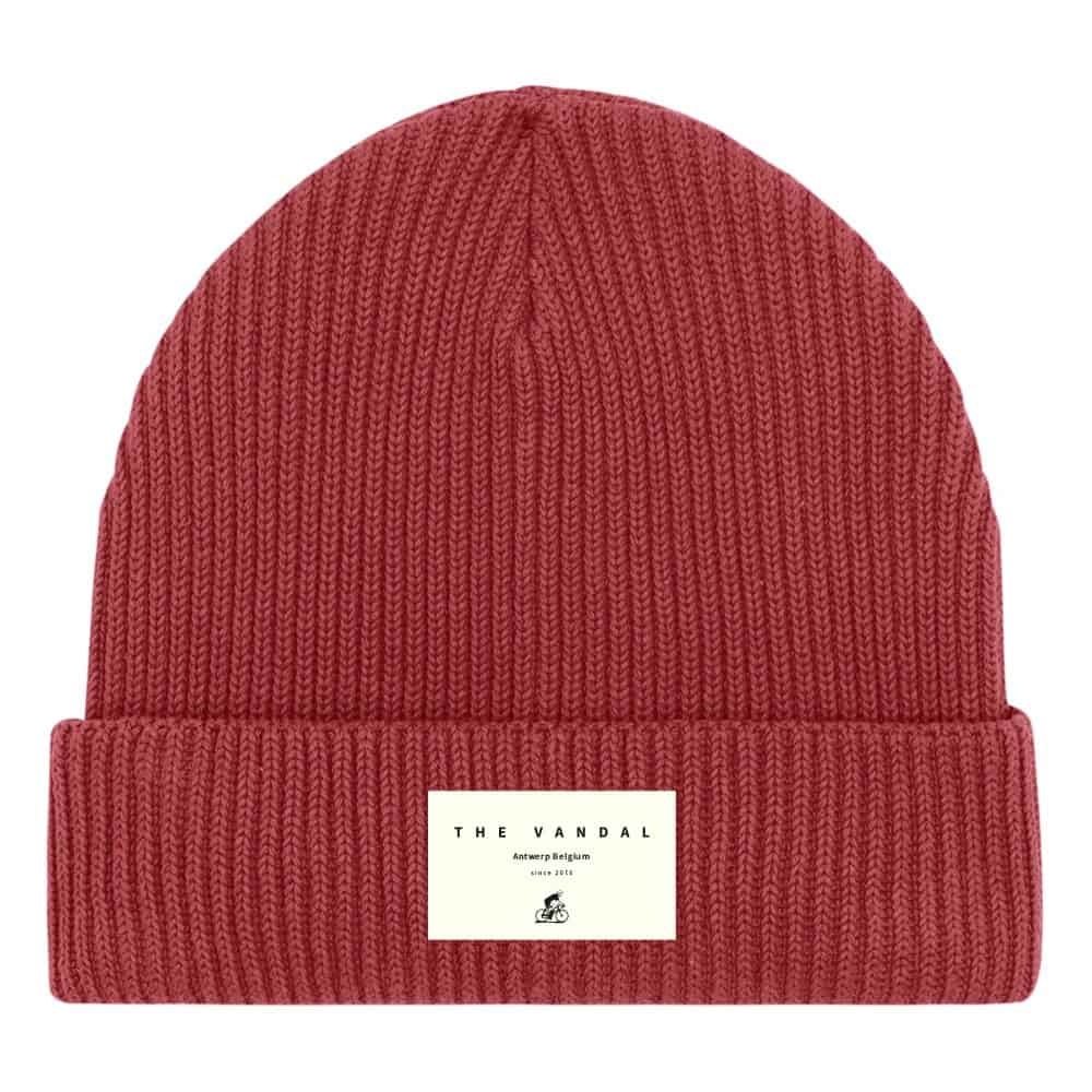 The Vandal Fishermans beanie karmijnrood