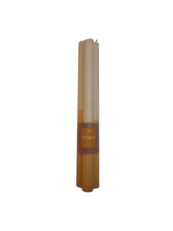Mood Ecologische dinnerkaars N°005014 dip natuur/oker set 3