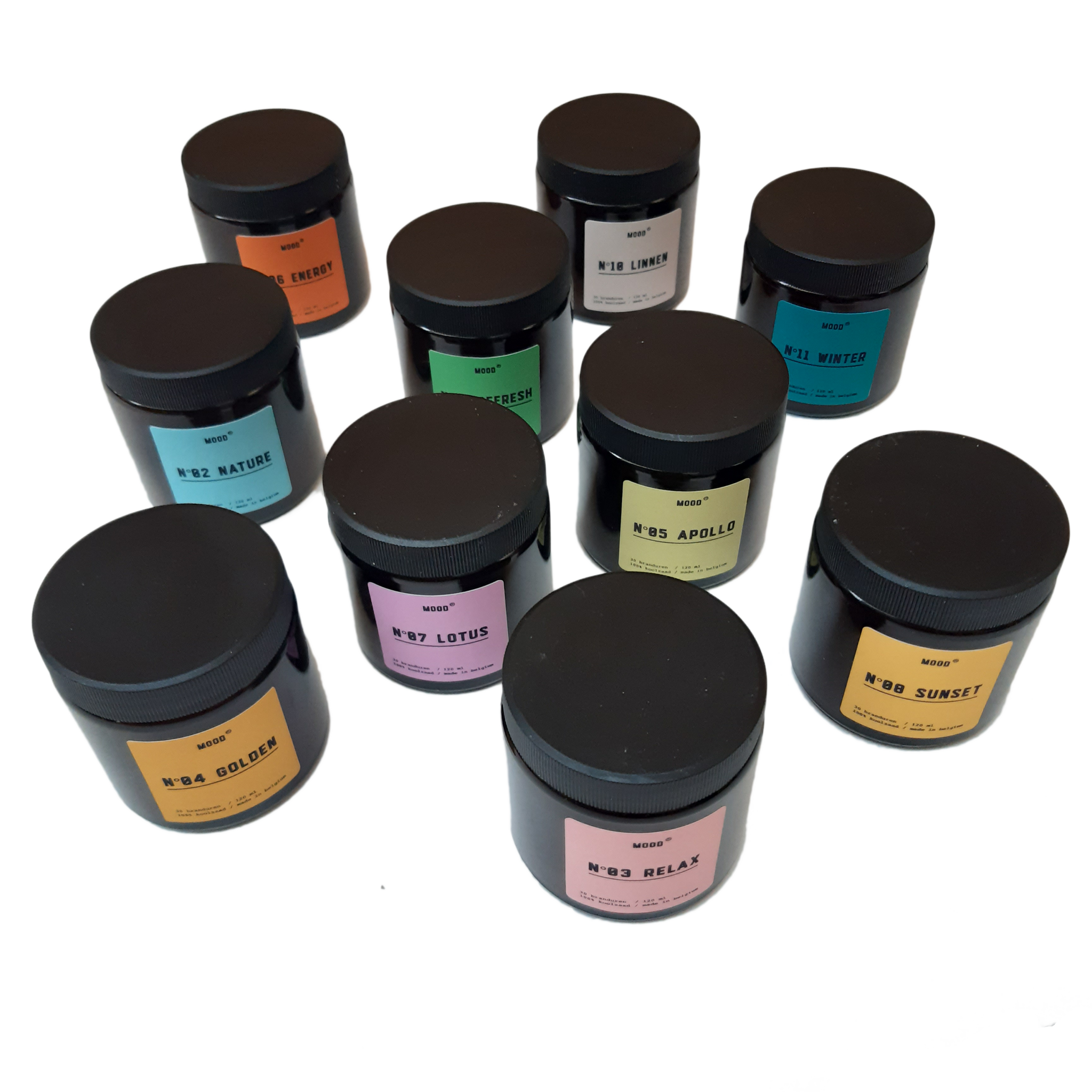 Mood Geurkaars apotheekpotje 120ml