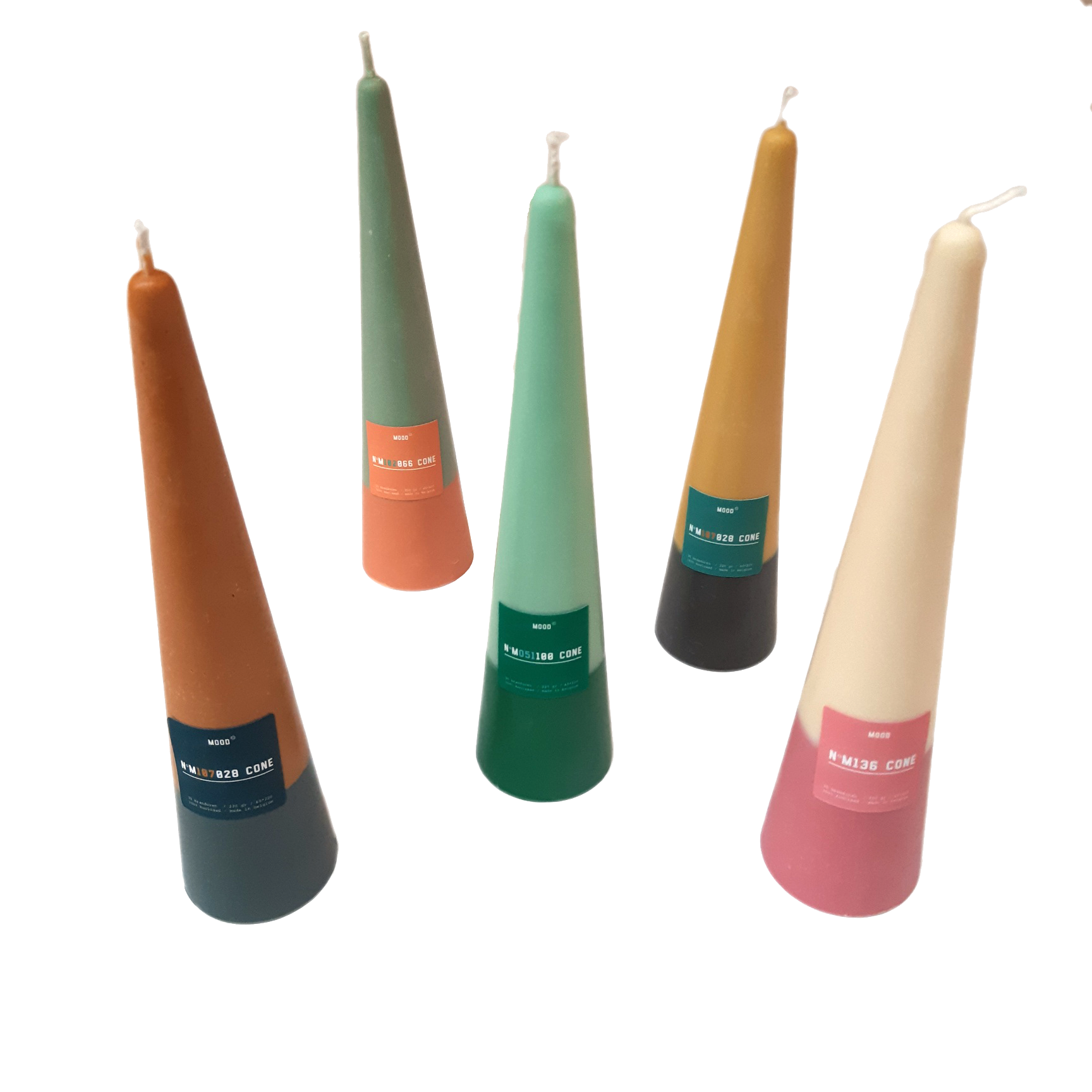 Mood Ecologische kegelkaars medium duocolor