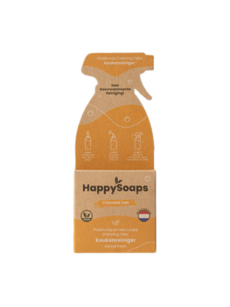 Happy  Soaps Cleaning Tabs - Keukenreiniger - Herbal Fresh