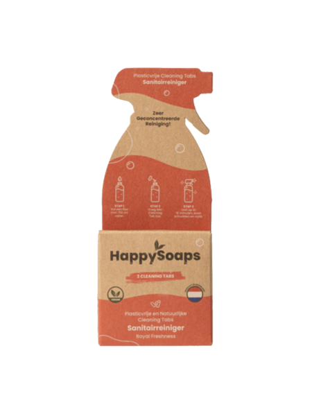 Happy  Soaps Cleaning tabs - sanitairreiniger- royal freshness