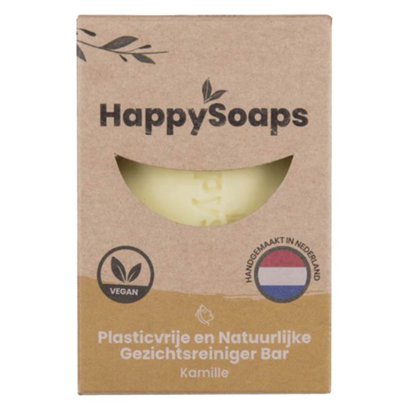 Happy  Soaps Gezichtsreiniger bar kamille