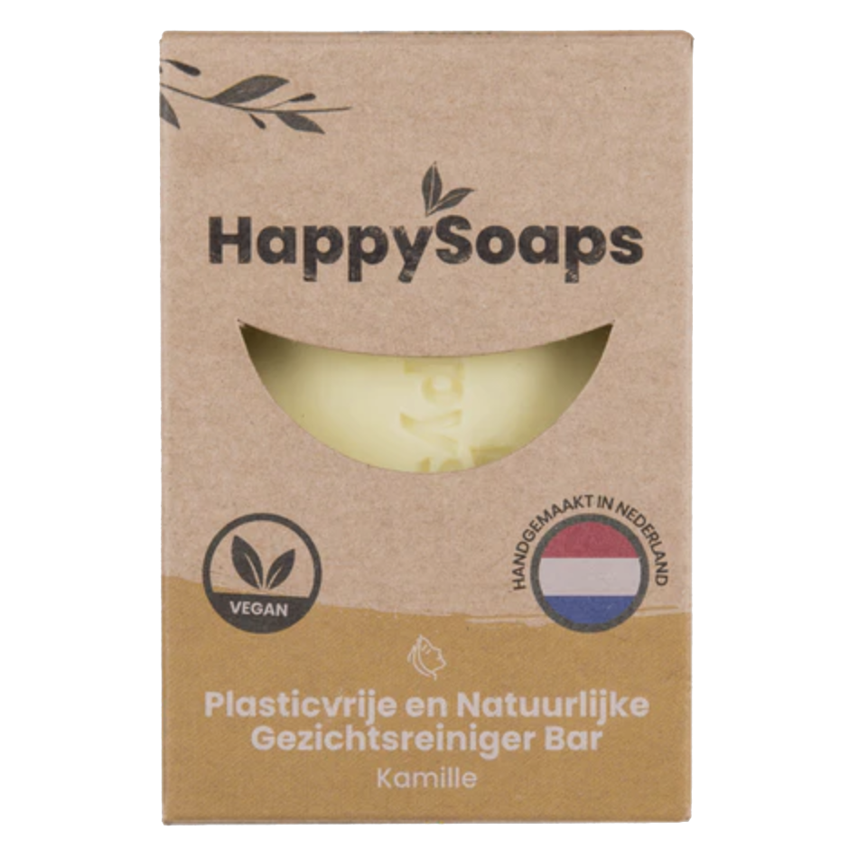 Happy  Soaps Gezichtsreiniger bar kamille