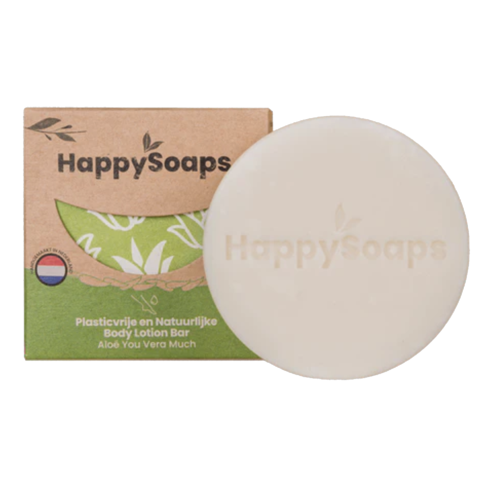 Happy  Soaps Body lotion bar - aloë you vera much