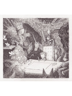 Willy Leung Grafiek stuck zonder kader