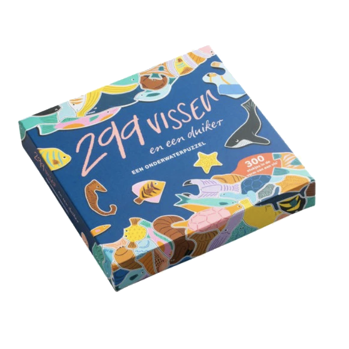 299 vissen en een duiker puzzel